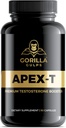 Gorilla Gulps | Apex-T | Premium Testosterone Booster | Testofen® Fenugreek, LJ100® Tongkat Ali | Clinically Proven | Max Strength Male Enhancement Formula | 90 Capsules