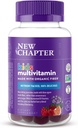 New Chapter Kids Multivitamin Gummies - 65% Less Sugar, Kids Gummy Vitamins with Vitamins C, D3 & Zinc, Non-GMO, Gluten Free, Berry-Citrus, 60ct