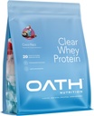 Oath Nutrition Clear Whey Isolate Protein Powder, Coco Razz, 20g Complete Protein per Serving, No Added Sugar, Grass-Fed, 18 Servings