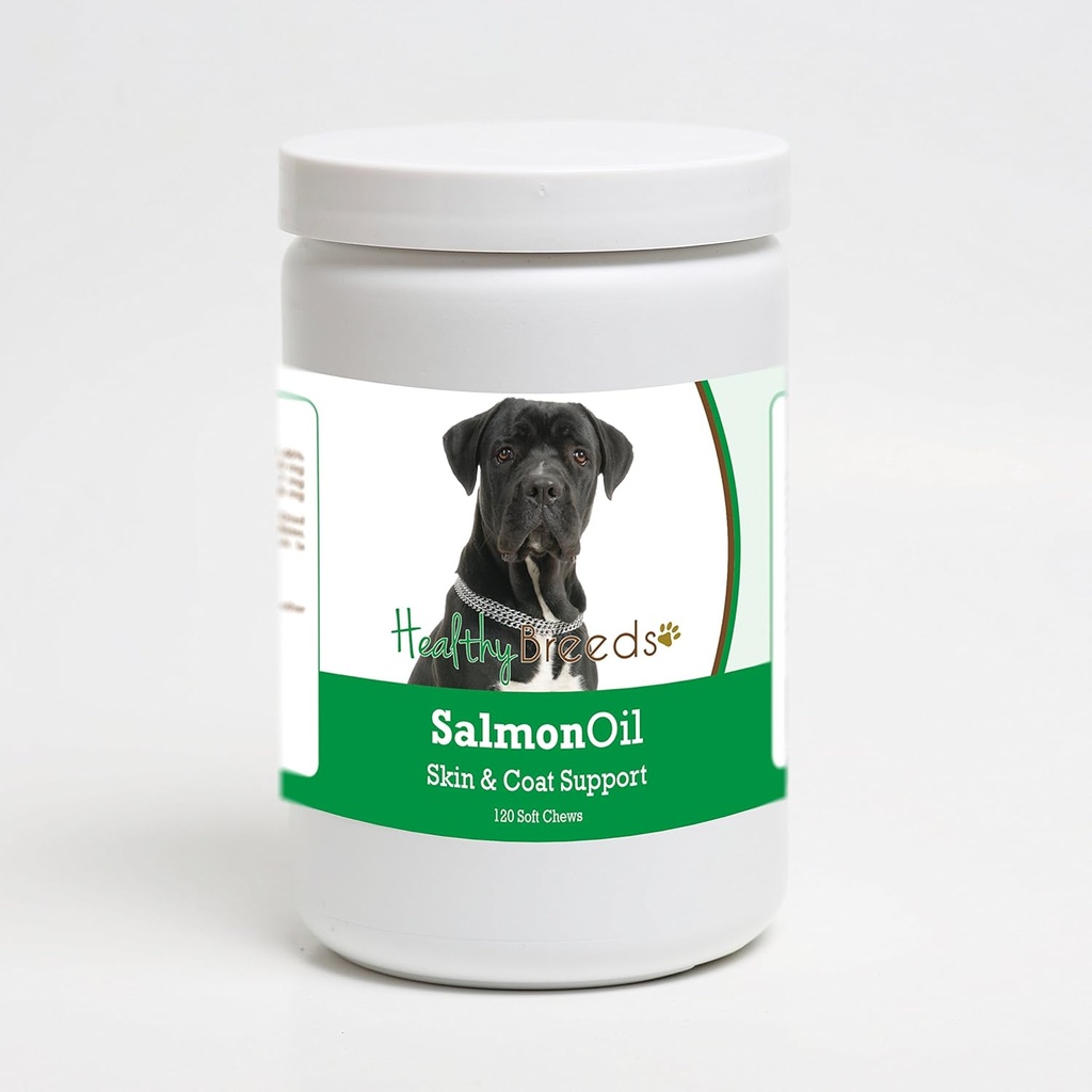 Healthy Breeds Cane Corso Salmon Oil Soft Chews 120 Count