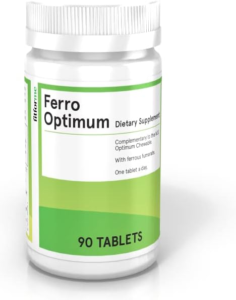 FitForMe Bariatric Multivitamins Iron Supplement After Gastric Sleeve - One a Day Ferro Optimum Tablet - 90 Days Supply of Ferrous Iron (Iron Booster for Optimum Chewable)