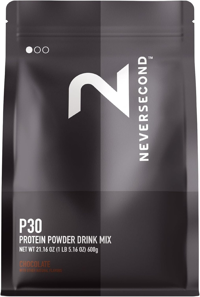 NeverSecond P30 Recovery Drink Mix, High-Performance Protein & Essential Amino Acids Never2 Mix for Marathon Recovery & Support (600g 15-Serving Pack)