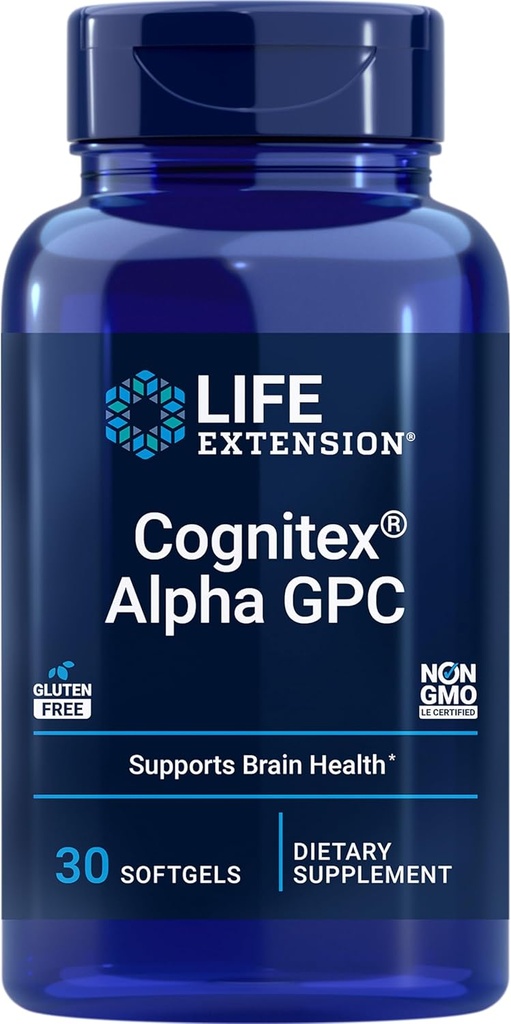 Life Extension Cognitex Basics, 30 Softgels - Multi-Nutrient Formula for Brain Health Support, Targeted Nutrition for Memory, Focus, Attention & Overall Cognitive Performance - Non-GMO, Gluten-Free