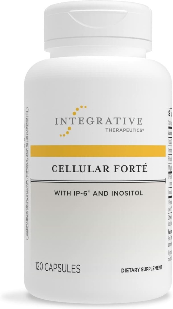 Integrative Therapeutics Cellular Forte - Inositol Supplement for Immune System & Cell Health Support* - Contains IP-6 - Vegan, Gluten-Free & Dairy-Free - 120 Capsules (60 Servings)