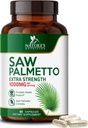 Saw Palmetto for Men 1000MG - 3X Strength Prostate Health Supplement - Herbal Extract Supplement - Prostate Supplements for Men's Health Support, Prostate Urinary & Hair Health Support - 60 Capsules