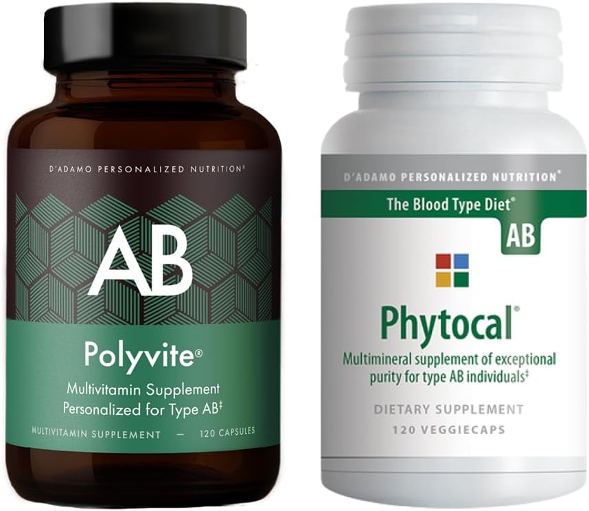 D'Adamo Personalized Nutrition - Optimal Health Stack (Blood Type AB)