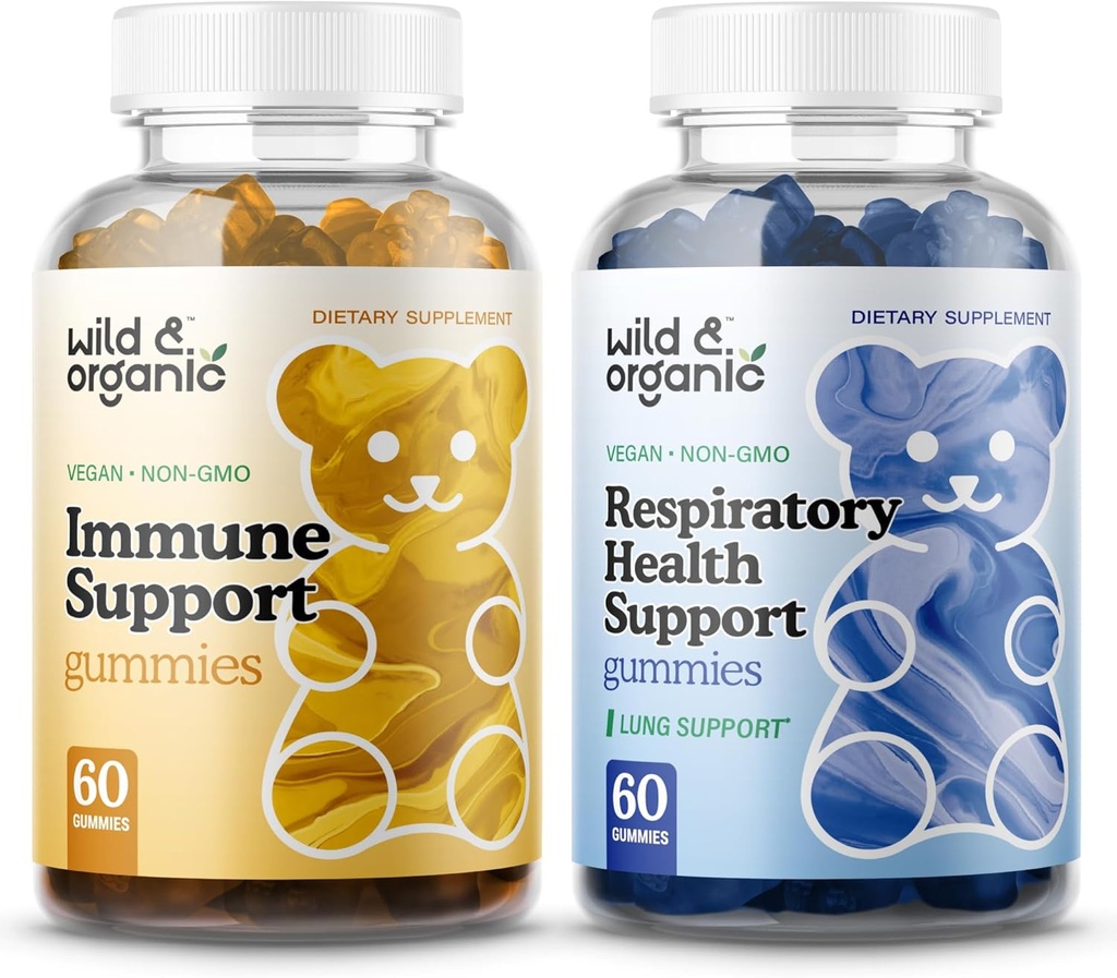 Wild & Organic Immune Support Gummies & Lung Detox Gummies
