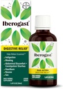Iberogast Liquid Drops, Herbal Relief of Stomach Upsets: Occasional Indigestion, Bloating, Gas, Nausea, Upset Stomach; Gluten Free; 6-Herb Blend with Iberis Amara, Peppermint, Licorice; 50mL