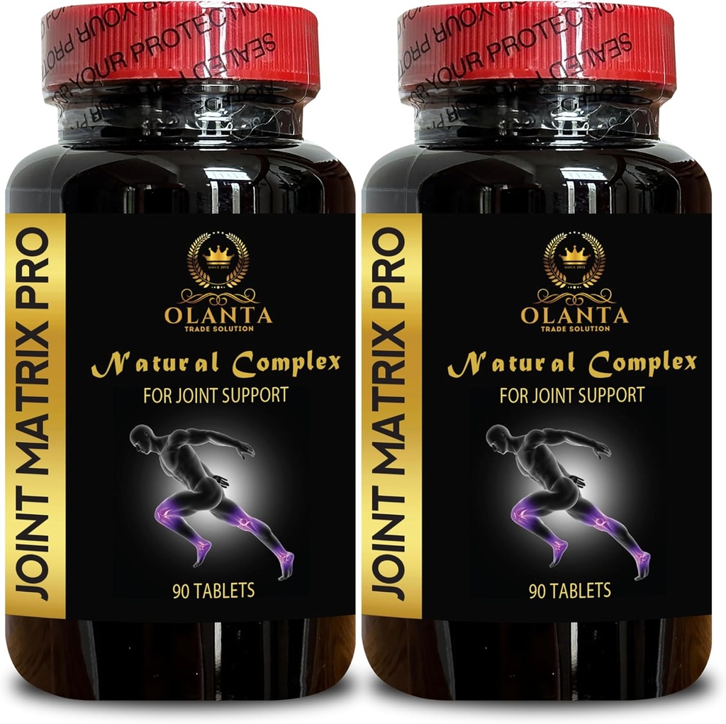 Joint Matrix PRO Complex - Knee Support, Chondroitin MSM, Joint Support Supplement for Comfort Strength Flexibility, Advanced Joint Support Formula - 2 Bottles