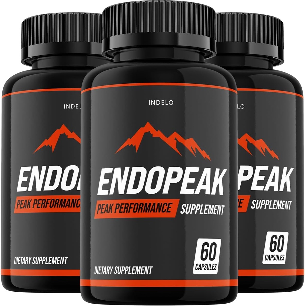 (3 Pack) Endopeak for Men, Endo Peak Advanced Performance Supplements, EndoPeak Performance 24, EndoPeek Reviews (180 Capsules)