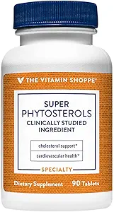 The Vitamin Shoppe Super Phytosterols 900MG, Supports Cardiovascular Health, Supports Cholesterol Levels Already Within The Normal Range (90 Tablets)
