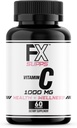 FXSUPPS Vitamin C 1000 mg (1 Pack of 100 Capsules) | Vegan-Friendly Vitamin C Supplement for Adult Men and Women | Supports Immune System, Improves Mood, and Improves Skin Health