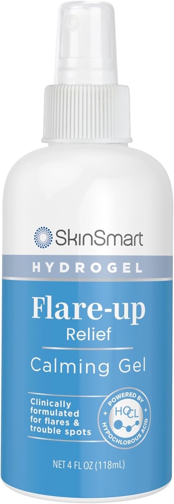 SkinSmart Flare-up Relief Calming Hydrogel, Protects Dry Itchy Sensitive Skin and Trouble Spots, 4 oz