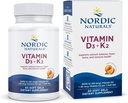 Nordic Naturals Vitamin D3 + K2, Orange Taste - 60 Soft Gels - Synergistic Support for Bones, Immune Function & Calcium Balance - Non-GMO - 60 Servings