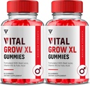 (2 Pack) Vital Grow XL Gummies, Vital Grow XL Advanced Performance and Overall Daily Health Support Supplement, VitalGrow XL Maximum Strength 1000mg Wellness Supplement Formula (120 Gummies)