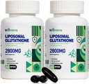 2800 MG Liposomal Glutathione Supplement, Detoxifying & Immune, Aging Defense, Energy, Glutathione Unique Formulation Reduced