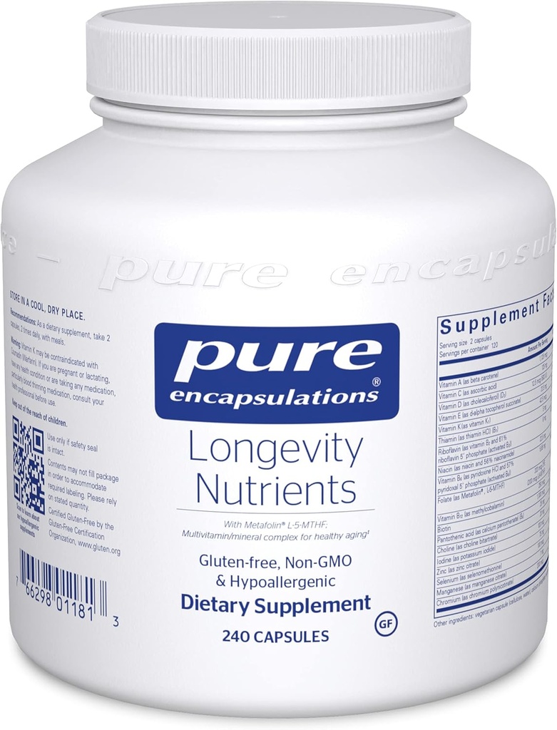 Pure Encapsulations Longevity Nutrients -- Capsules