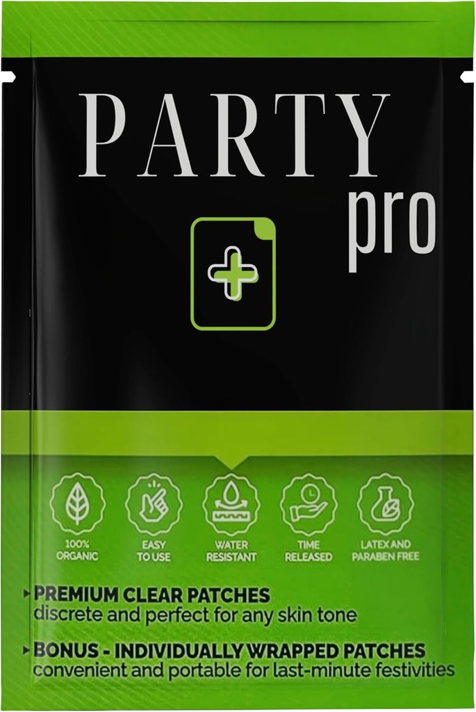 Party Pro Party Flush Patch - Clear, Individual Party Smart Patches. Celebrate with Our Trusted Patch