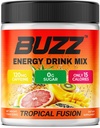 Energy Drink Powder - Energy Boost Drink Mix - Sugar-Free Energy with Antioxidants - Morning Kickstart and Sports Nutrition Endurance Product - 30 Servings, 8 Ounces (Tropical Fusion)