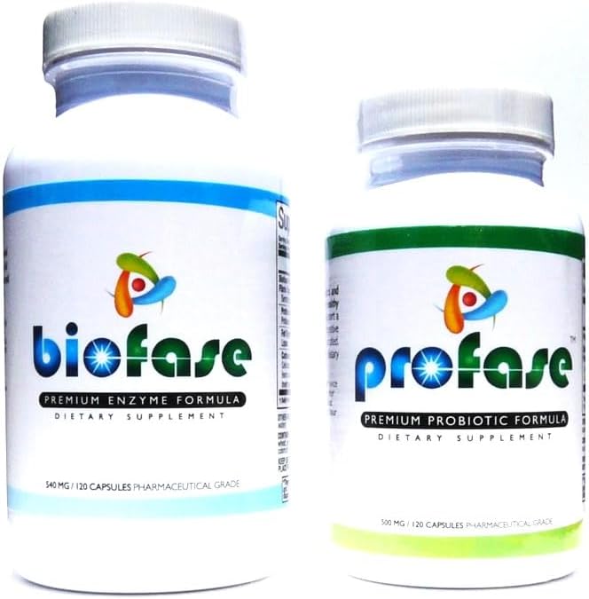 Biofase-Enzyme & Profase-Probiotic Kit - Biofilm Defense, Supports Healthy Digestion & Your Flora Balance - Small Kit