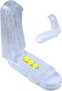 Adjustable Pill Cutter Splitter for Small and Tiny Pills, Larger Pills, Pill Splitter with Centering Device Accurately Cuts Multiple Pills a time,Tablet Cutter with Hidden Sharp Blade
