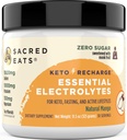 Keto Electrolyte Powder & Hydration Supplement | 1000mg Potassium & Sodium, 150mg Magnesium | No Sugar & Stevia, Sweetened with Monk Fruit Only | Natural Mango (30 Servings)