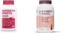 SmartyPants Gummy Multivitamin for Women 50 and Over: Omega 3 Fish Oil (EPA/DHA), Methylfolate & Women's Multivitamin Gummies: Omega 3 Fish Oil (EPA/DHA), Methylfolate, CoQ10