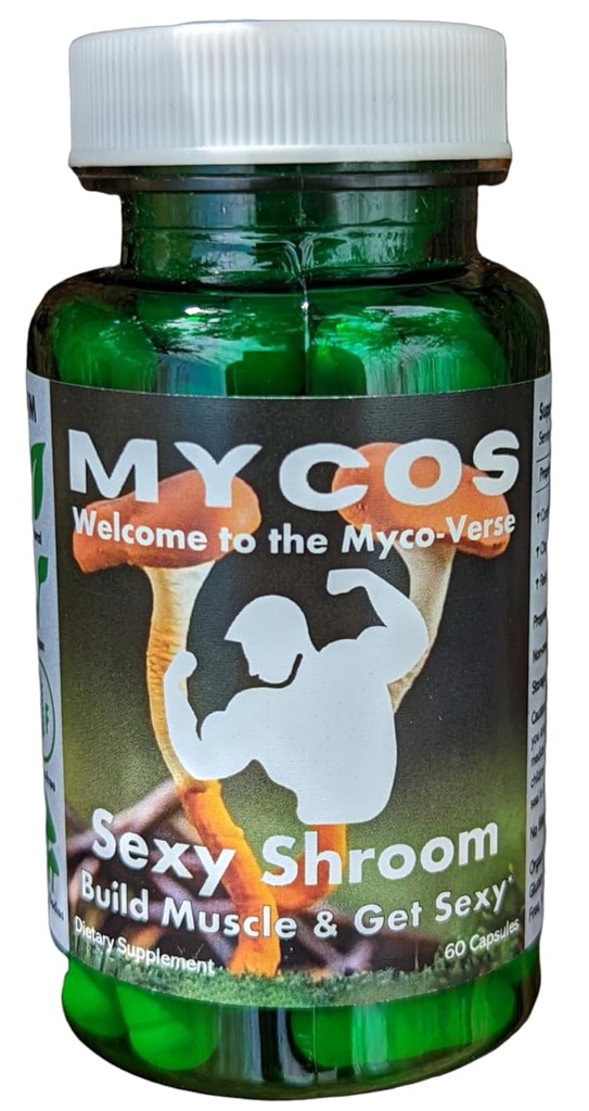 Mycos Shrooms, Sexy Shroom, Boosts Sexual Drive and Physical Performance, Mushroom Supplement with Targeted Extraction,