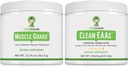 VitaMonk Muscle Guard & Clean EAA Bundle, HMB, EAAs, Vitamin D, Magnesium, 9 Essential Amino Acids for Muscle Growth, Recovery & Performance, Lemonade Flavor, No Artificial Sweeteners