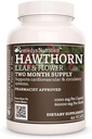 Remedy’s Nutrition Hawthorn Leaf & Flower | 1,000 mg, 60 Vegan Capsules Herbal Dietary Supplement | Two Month Supply