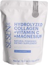 SESEN Hydrolyzed Collagen + Vitamin C + Magnesium (Blue) Powder 17.6 oz