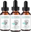 ZenCortex Tinnitus Relief for Ringing Ears Drops, Zen Cortex Tinnitus Supplement ZenCortex Healthy Ear Support Supplement - Maximum Strength Advanced Formula ZenCortex Drops Reviews (3 Pack)