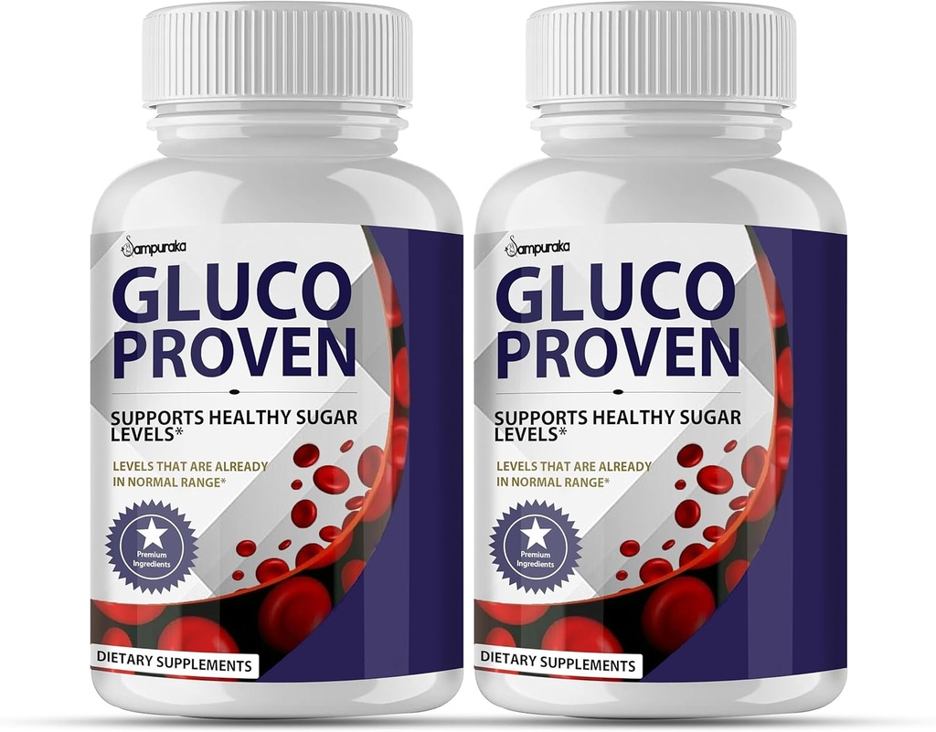 Gluco Proven Advanced Formula Supplement 2 Packs 60 Days Supply