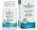 Nordic Naturals Algae DHA - 60 Soft Gels - 500 mg Omega-3 DHA - Certified Vegan Algae Oil - Plant-Based DHA - Brain, Eye & Nervous System Support - Non-GMO - 30 Servings