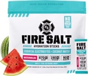 Fire Science Fire Salt Hydration Sticks, Electrolytes & Coconut Water, Hydration Drink Mix with Magnesium, Potassium & Sodium, Zero Sugar, Single Serve On The Go Packs, Watermelon Flavor, 32 Count