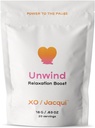 Unwind Boost Calming Natural Organic Menopause Support for Stress Relief – Add-on Booster Protein Powder – Helps Relieve Menopausal Symptoms - with Organic Chamomile, Lavender & Lemon