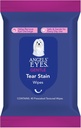 ANGELS’ EYES Face, Eye & Paw Cleansing & Tear Stain Wipe, Large 4”x7” Hypoallergenic Dog & Cat Wipes, Reduce Tear Stains, Dirt, and Discharge, Fragrance Free, 40 Count