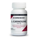 Kirkman – L-Carnosine 200 mg - Hypoallergenic – 90 Vegetarian Capsules – Amino Acid – Gluten Free – Casein Free