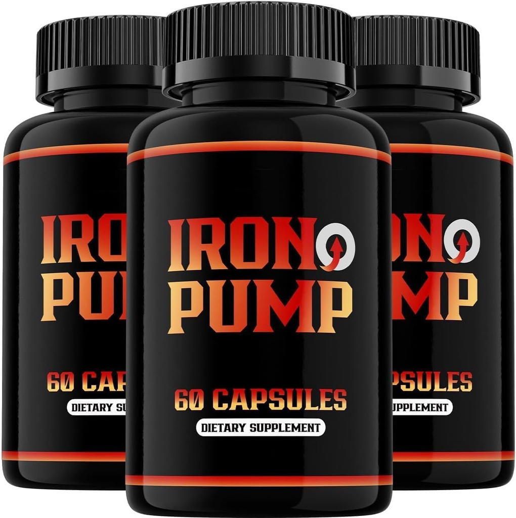 Iron Pump Formula Dietary Supplement, Male Performance, Iron Pump Capsules Max Formula, Max Support, Support Pills