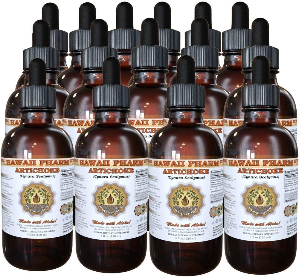 Artichoke Liquid Extract, Organic Artichoke (Cynara scolymus) Tincture 15x4 oz