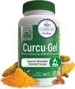 Health Thru Nutrition Curcu-Gel Turmeric Curcumin Complex BCM-95 Softgels, 325mg (Pack of 60)
