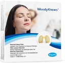 WoodyKnows Nasclear Nasal Filters, Model 2024, Seasonal Allergies and Industrial Pollution aid, Public Transportation and pet Grooming Protection (Trial S/M/L/XL)