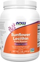 NOW Foods Supplements, Sunflower Lecithin with naturally occurring Phosphatidyl Choline and Other Phosphatides, Powder, 1-Pound