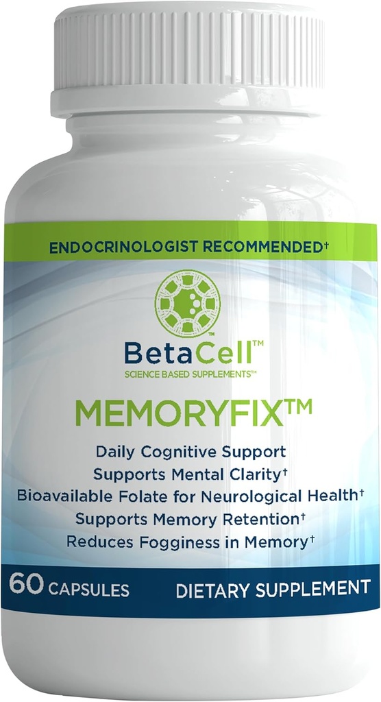 Memoryfix Brain Supplement - 60 Brain Booster Capsules