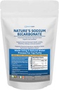 Nature’s Sodium Bicarbonate Organic Use Aluminum Free Baking Soda. No Chemical Pure Baking Soda Powder For Health & Wellness. Sodium Bicarbonate 1lb