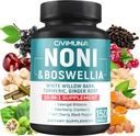 Noni Extract Capsules with Noni, Boswellia, White Willow Bark and More - 150 Capsules for 5 Months Supply