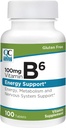 Quality Choice Vitamin B6 100mg, 100 Tablets