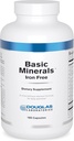 Douglas Laboratories Basic Minerals | Iron Free Mineral/Trace Element Formula to Support Overall Health | 180 Capsules