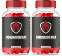 (2 Pack) Dominator Max Gummies Advanced Formula for Max Performance, All Natural Extra Strength Supplement, Dominator Max Gummies for Muscle Growth and Overall Health Support (120 Gummies)
