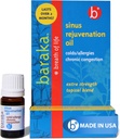 Baraka Sinus Rejuvenation Oil – Blend of 6 Organic Essential Oils for Clear Nasal Breathing, Eases Sinus Pressure, & Offers Relaxing Nasal Health Support | Ideal for Daily Use – 4ml (1-Pack)